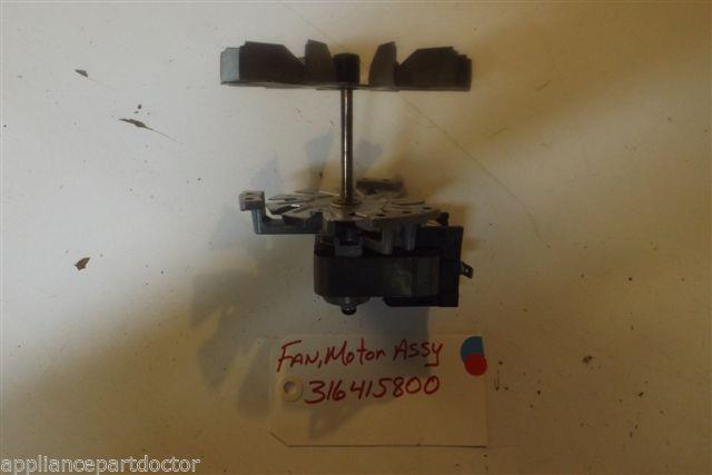 KENMORE STOVE 316415800 Fan, motor used part KENMORE STOVE 316415800 Fan, motor used part